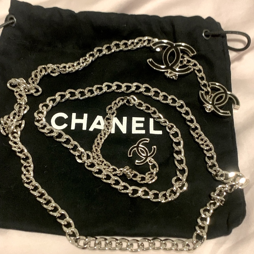 💰Sold💰Chanel Chain Belt Silver color